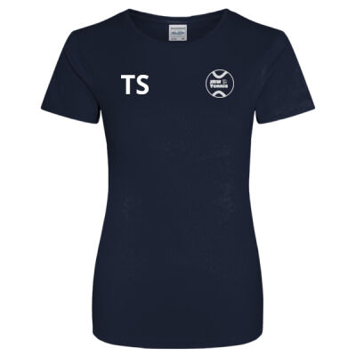 Embroidered Ladies Wicking T shirt Thumbnail